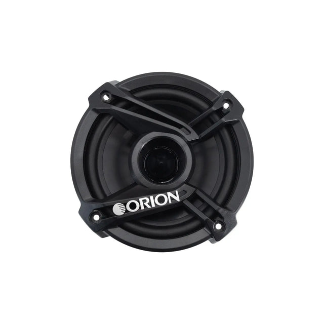 5.25 inch car component woofer speaker with black cone and mounting holes