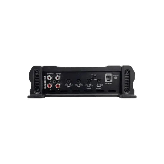 ORION CBA2000.1D amplifier rear panel with RCA and power/remote connections