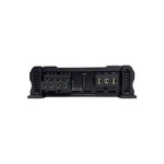 ORION 4-channel car audio amplifier rear panel with ports and wiring terminals