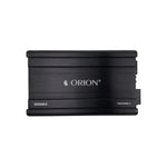 Black Orion 4-channel car amplifier with centered ORION logo and CBA2500.4 marking