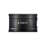 Black Orion CBA3000.1D monoblock amplifier front view with ORION logo