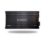 ORION 4-channel amplifier, black metal case with ORION logo