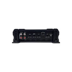 Orion 2-channel car amplifier rear controls with RCA jacks and tuning knobs
