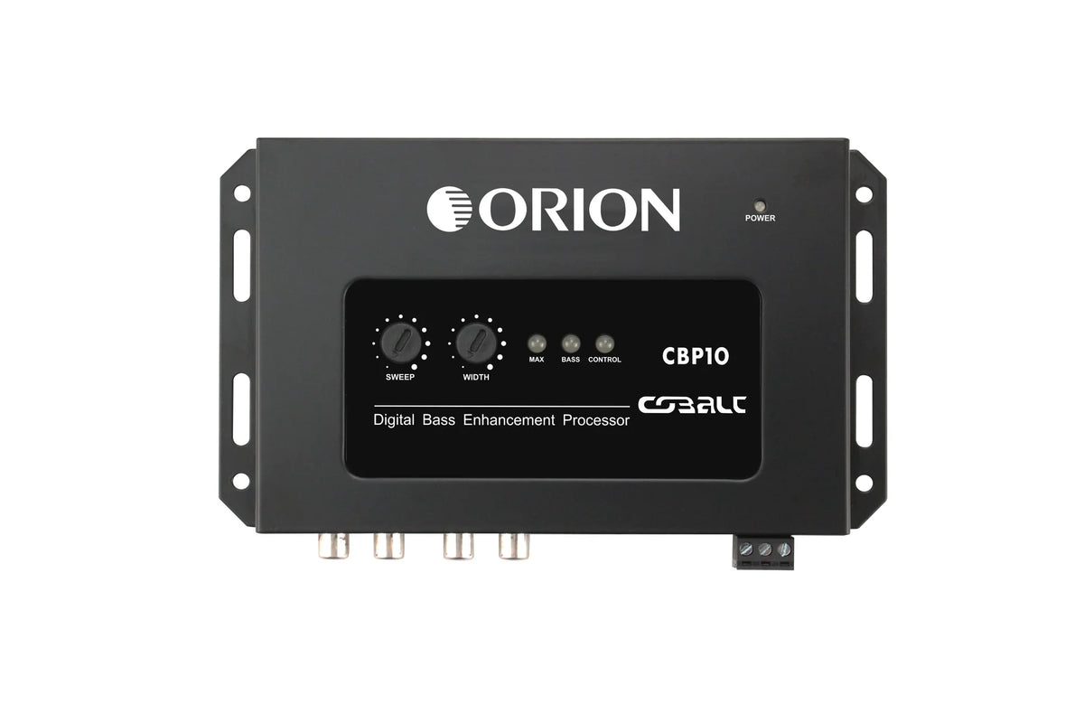 ORION CBP10 digital bass enhancement processor with front control panel and rack ears