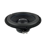 Orion subwoofer speaker with black cone and blue ring trim