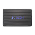 Orion 4-channel class D amplifier with ORION logo on black metal chassis