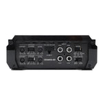 Orion CEA600.4D 4-channel class D amplifier control panel with knobs and input jacks