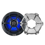 DS18 CF-65M 6.5" 2-Way 100W RMS LED RGB Coaxial Marine Speakers (Pair)