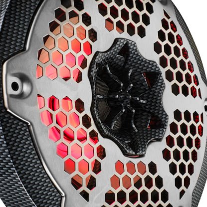 DS18 CF-65M 6.5" 2-Way 100W RMS LED RGB Coaxial Marine Speakers (Pair)