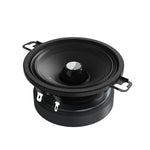 Car midrange speaker with black cone and mounting brackets