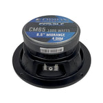 Black Orion speaker showing top specs label: 6.5-inch midrange, 1000 watts, 4 ohm