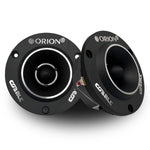 Black Orion 3.8-inch bullet tweeter speaker with front grille and mounting holes