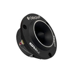 Black bullet tweeter angled view with Orion badge and side connector terminals
