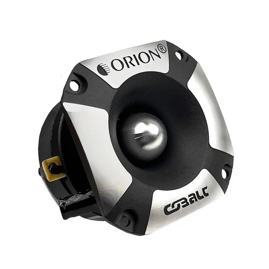 Orion 3.7-in bullet tweeter, black dome and mounting holes
