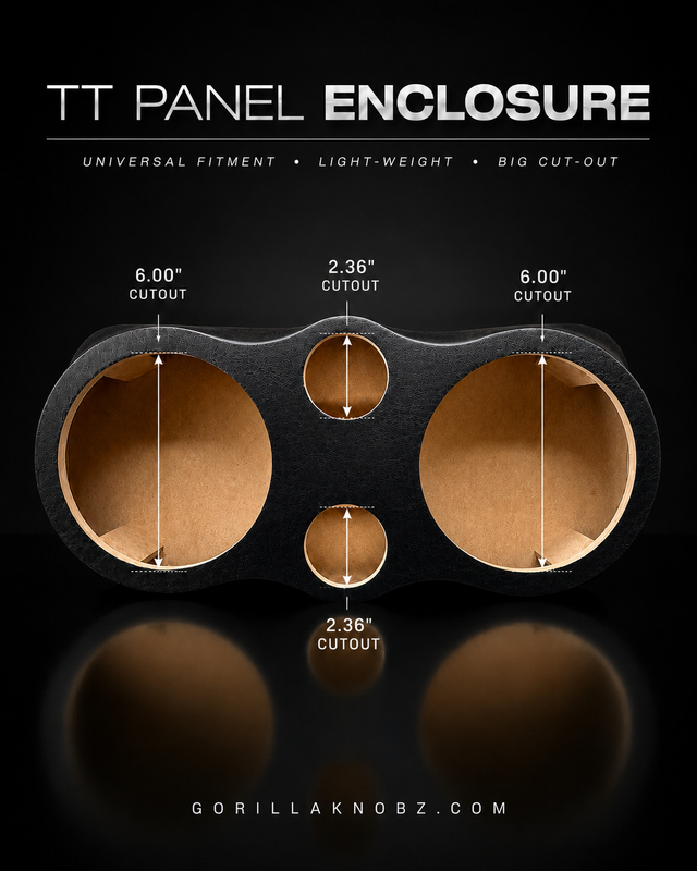 TT Panel Box Enclosure - Big Cut-Out