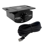 Black bass control knob module with long black RJ cable and dial