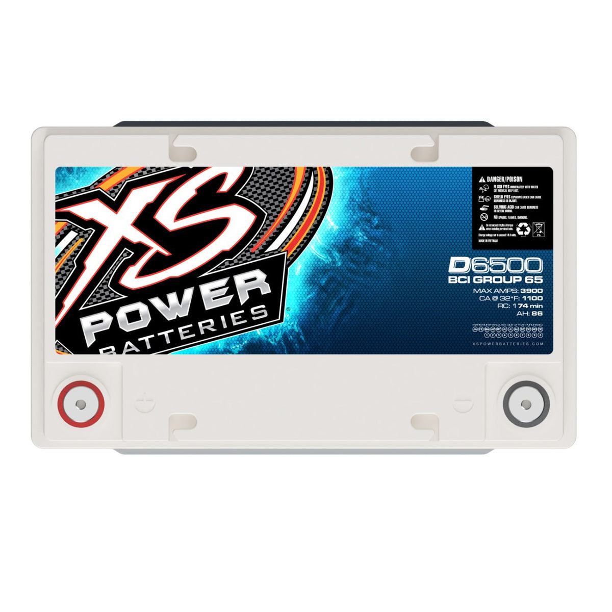XS Power D6500 Group 65 12V AGM Battery