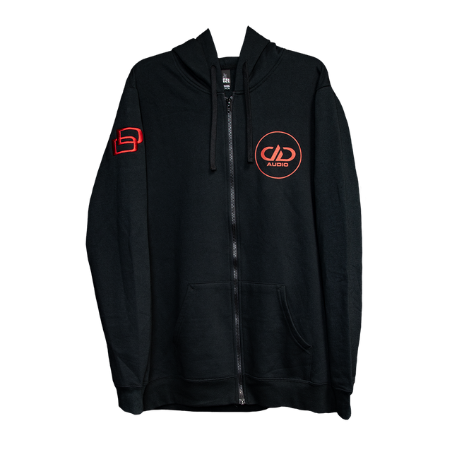 DD AUDIO Full Zip "Roadie" Hooded Sweatshirt