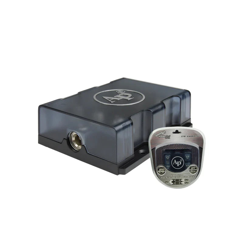 Audiopipe ANL fused distribution block with black housing and ANL fuse holder