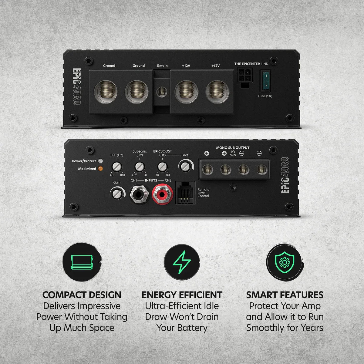 AudioControl EPIC4000 | 4000W RMS Monoblock Amplifier