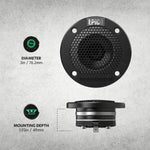 AudioControl EPICPRO3NT 3" 140W RMS Neodymium Tweeters (Pair)