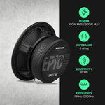 AudioControl EPICPRO6X 6.5" 200W RMS Midrange Speakers (Pair)