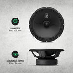 AudioControl EPICPRO8X 8" Midrange Speakers (Pair)