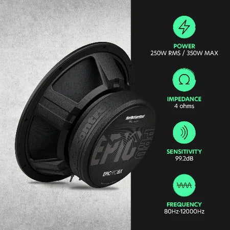 AudioControl EPICPRO8X 8" Midrange Speakers (Pair)