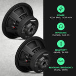 AudioControl EPICX 10 | 10" 500W RMS Subwoofer DVC