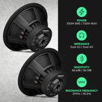 AudioControl EPICX 12 | 12" 500W RMS Subwoofer DVC