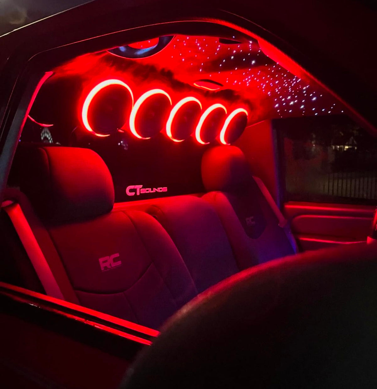 6.5" SMART RGB LED Speaker Rings – GorillaKnobz
