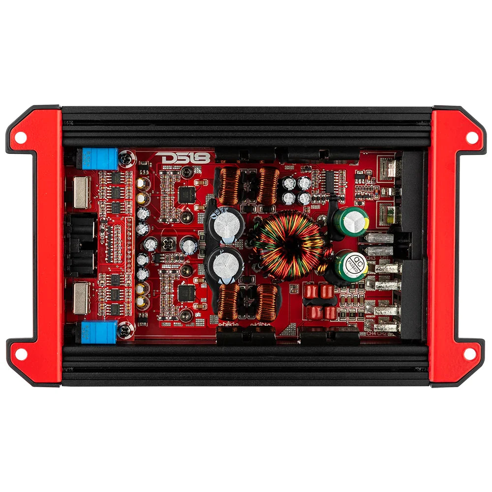 DS18 G1000.4D GEN-X Full-Range Class D 4-Channel Amplifier | 4 x 90W RMS @ 4-Ohm