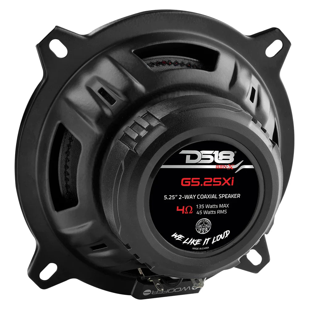 DS18 G5.25XI 5.25" 2-Way Coaxial Speakers (Pair)