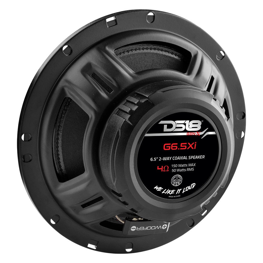 DS18 GX6.5XI 6.5" 2-Way Coaxial Speakers (Pair)