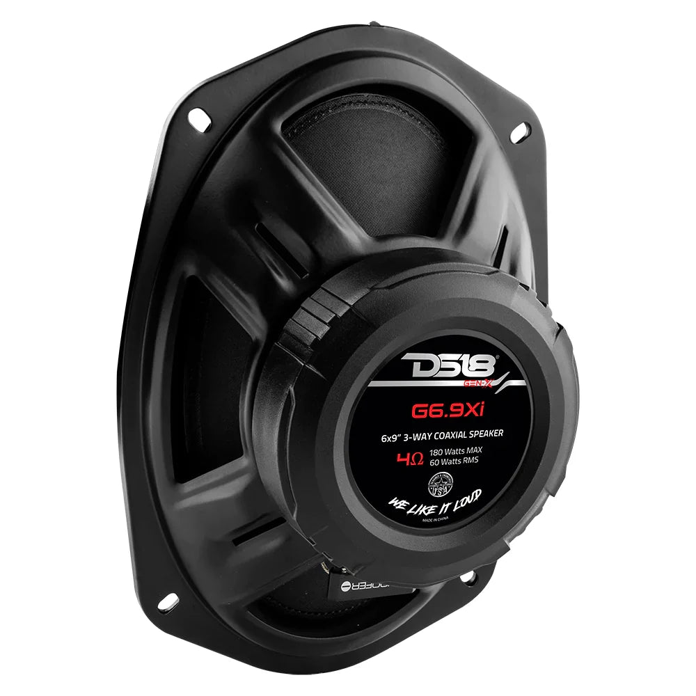 DS18 G6.9XI 6"x9" 3-Way Coaxial Speakers (Pair)
