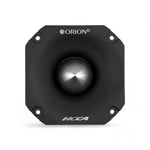 Black ORION HCCA tweeter module with four mounting holes and central dome