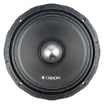 10 in midrange speaker driver with black cone and silver dust cap