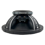 10 in midrange speaker driver rear view with terminal panel and posts