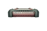 Orion 2-channel Class-H amplifier front controls, knobs and input/output ports