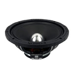 Orion 8-inch neodymium midrange speaker with black frame and rear terminals