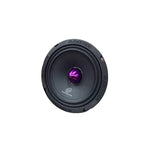 Single 6.5 in coaxial car speaker driver with purple LED cone