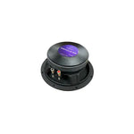 Car woofer speaker with ORACLE 65 dust cap on a black speaker basket