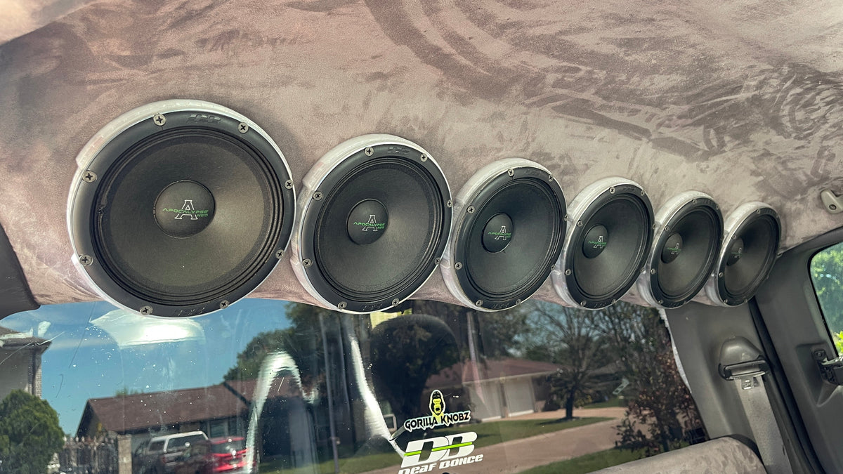 6.5" Slim Smart RGB LED Speaker Rings - GorillaKnobz
