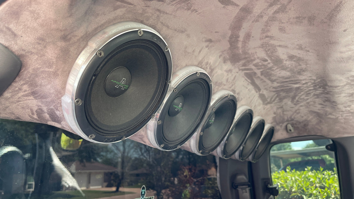 6.5" Slim Smart RGB LED Speaker Rings - GorillaKnobz