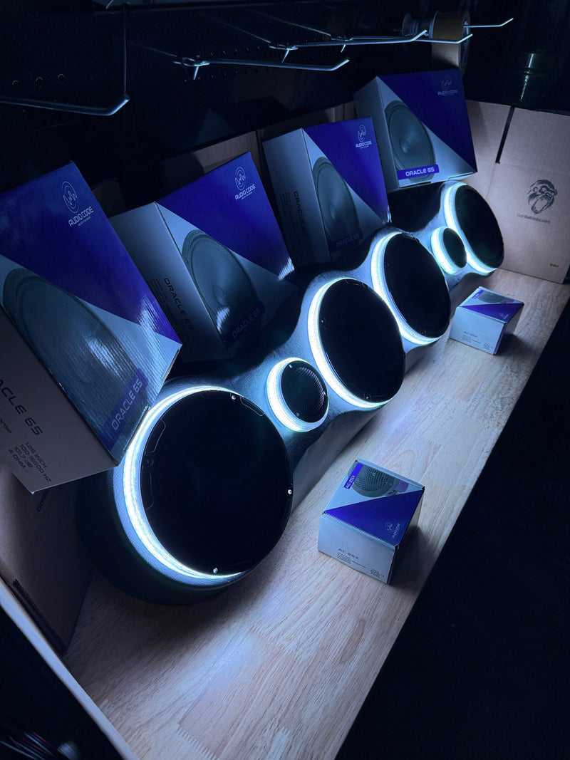 AUDIOCODE SPEAKER RACK BUNDLE WITH LED RINGS