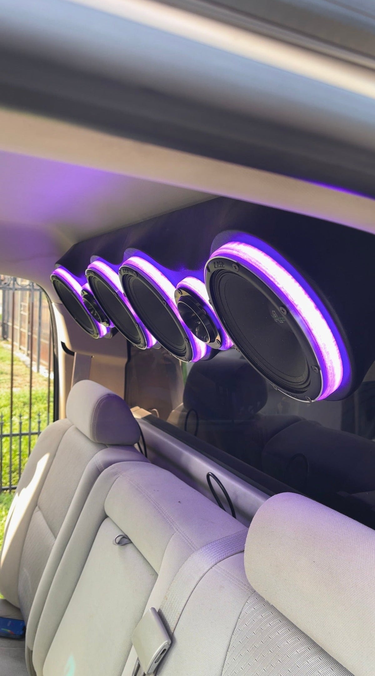 6.5" & 2" 3" 4" SMART RGB LED Speaker/Tweeter Rings – GorillaKnobz