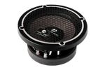 6.5-inch midrange speaker driver with hex mesh grille and visible mounting tabs