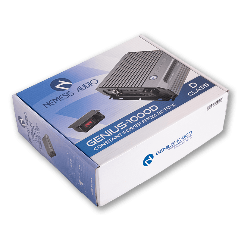 GENIUS-1000D 1000W RMS Constant Power Class D Amplifier