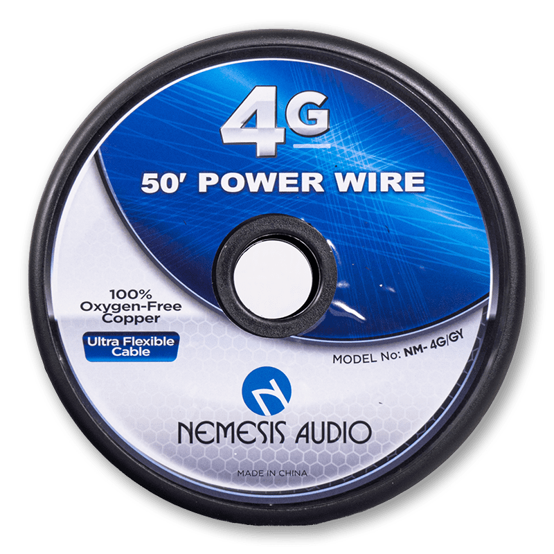NM-4G/GY 4 Gauge OFC Power Wire Gray 50 ft
