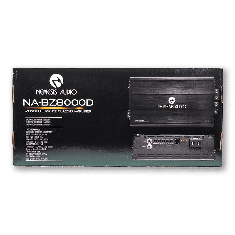 NA-BZ8000D 8000W RMS Mono Full Range Class D Amplifier